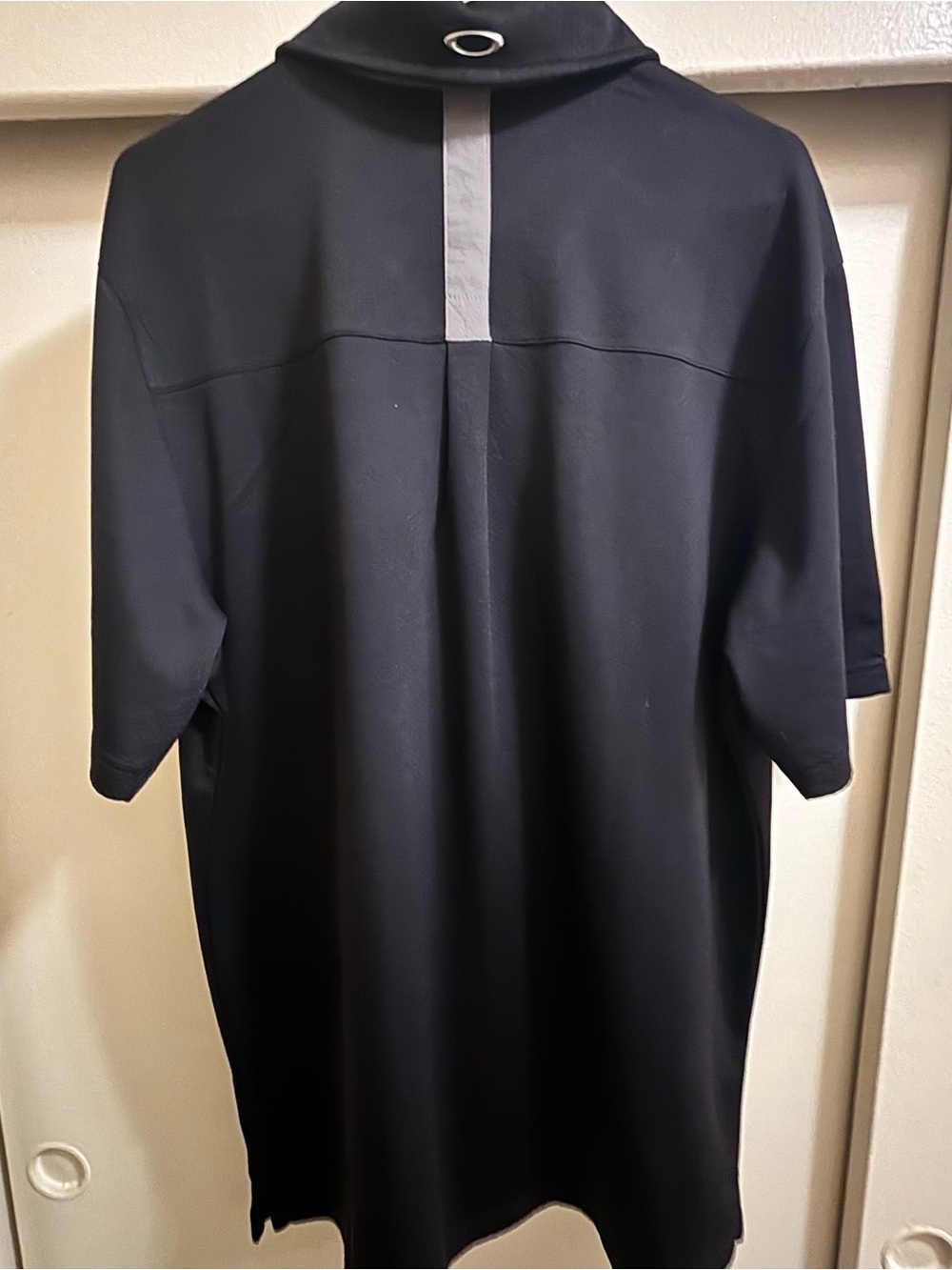Oakley Black Short-Sleeve Button Shirt with Gray Trim size XL - Picture 4 of 4